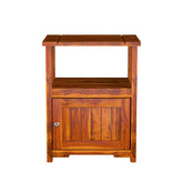 Trinity Solid Sheesham Wood Bedside Table (Natural Finish)